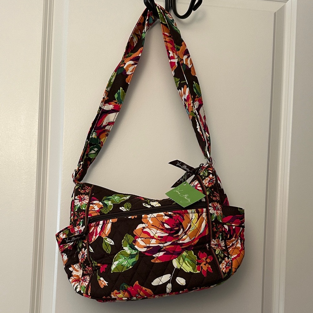 NWT Vera Bradley English Rose pattern Shoulder Bag